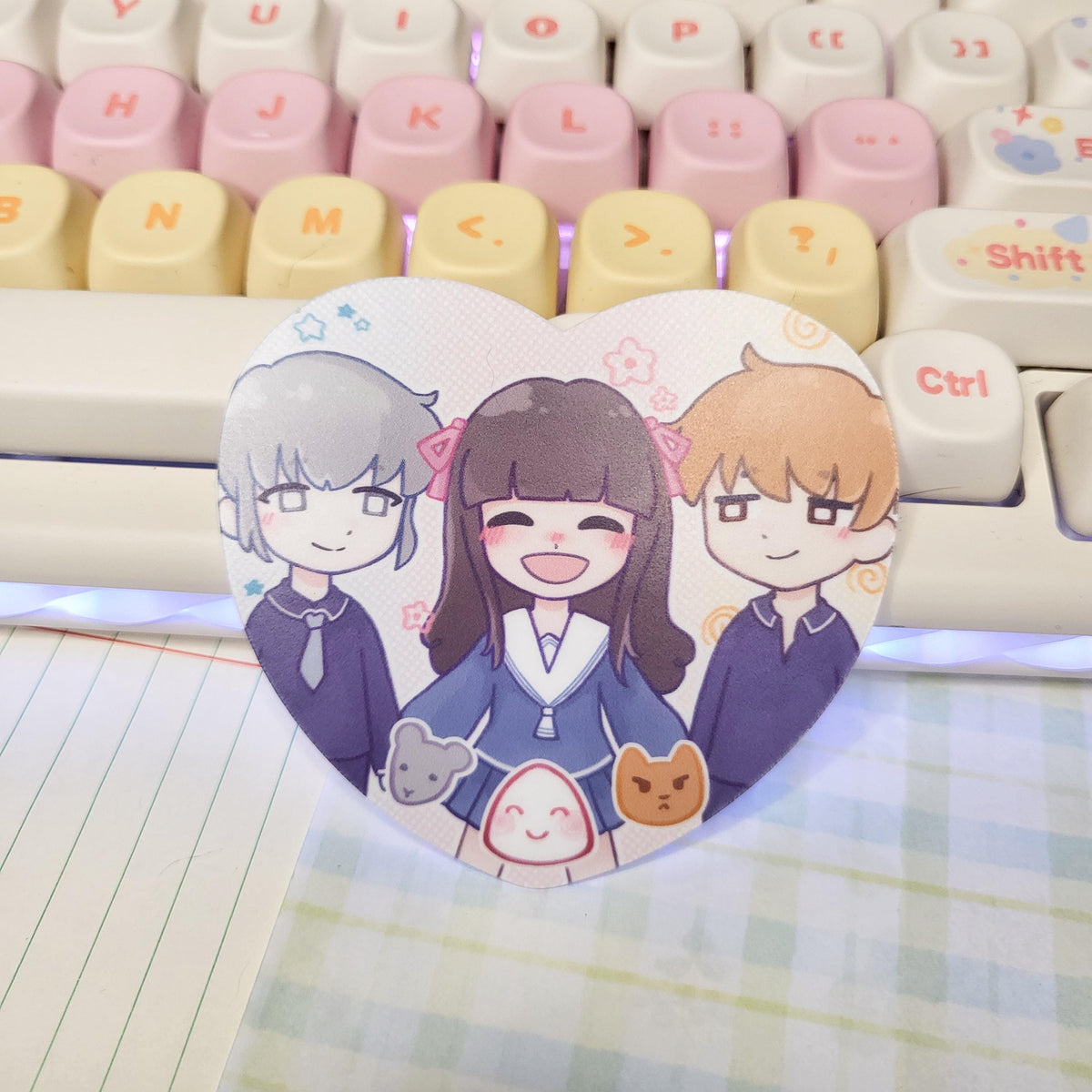 Fruits Basket kyo tohru yuki sticker || 2.5" cute anime sticker