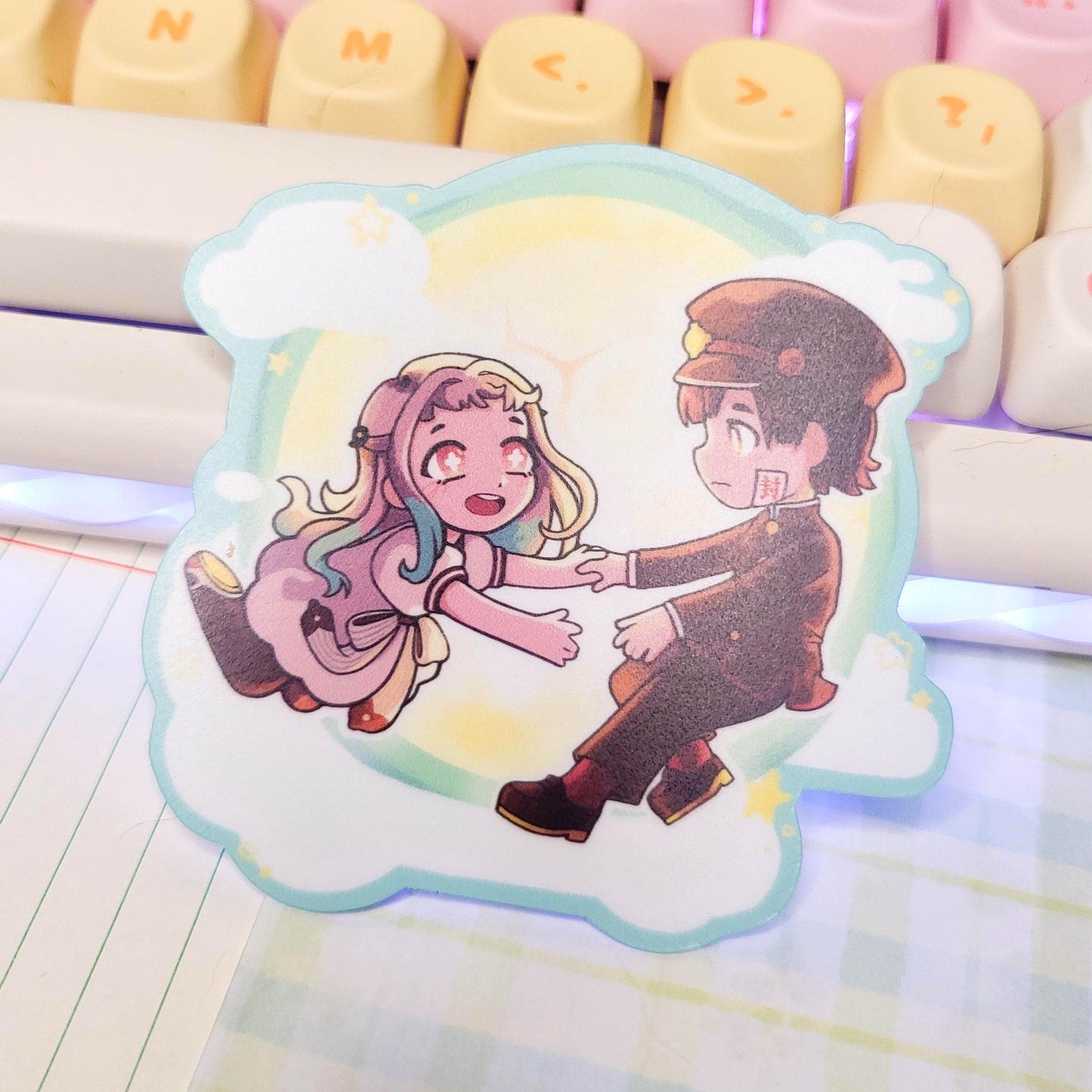 Toilet spirit anime sticker || 2.75" cute anime sticker