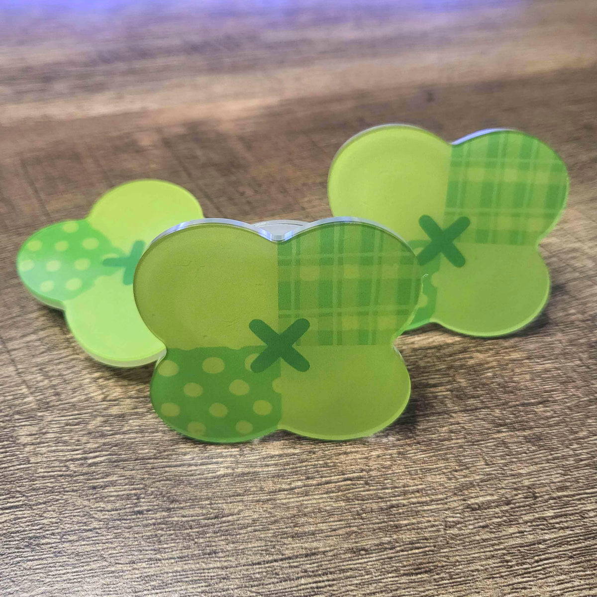Clover phone grip || 2" cute shaped phone grip