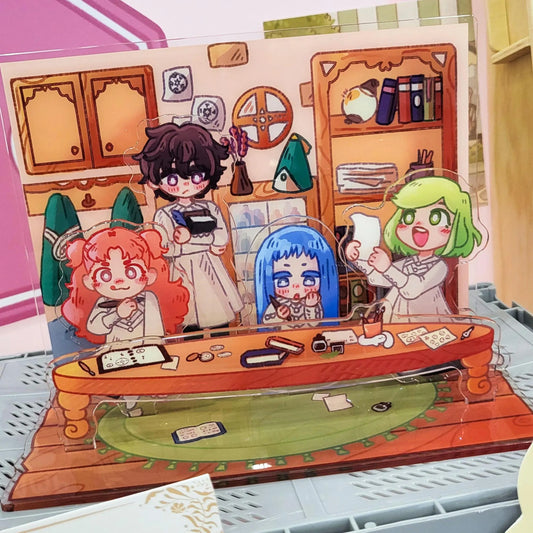Witch Hat Atelier 5in complex standee || cute cozy anime standee coco tetia richeh agott qifrey