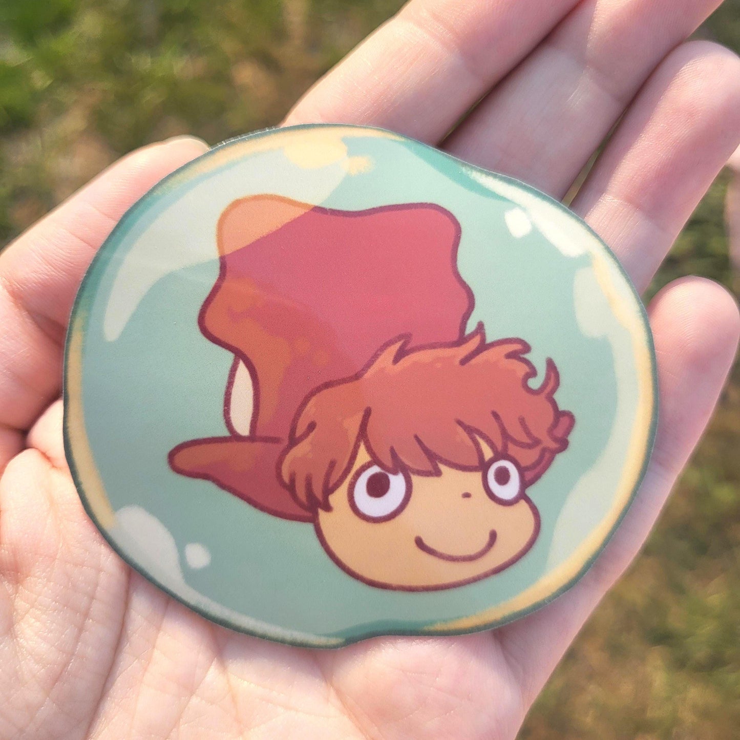 Fish girl anime studio sticker || 2.75" sticker