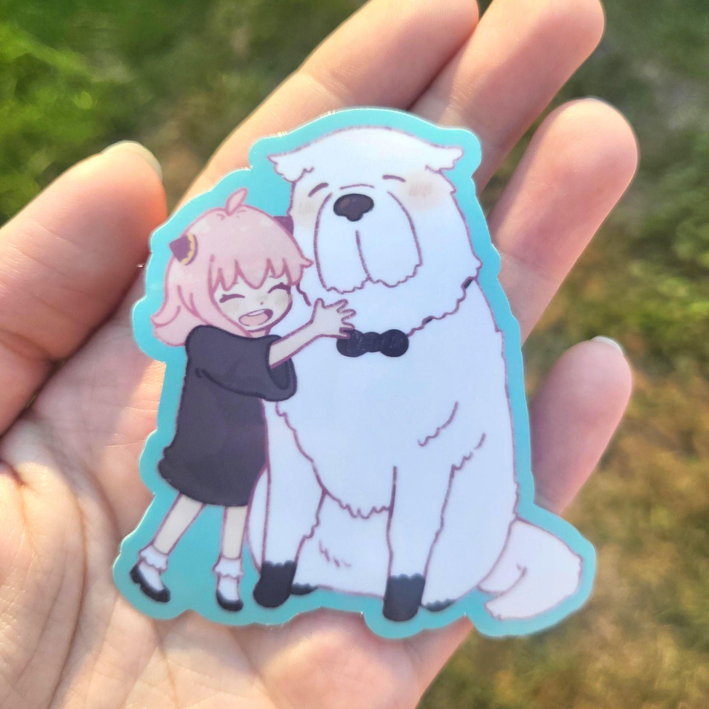 Family of spies anime dog sticker || 2.75" sticker