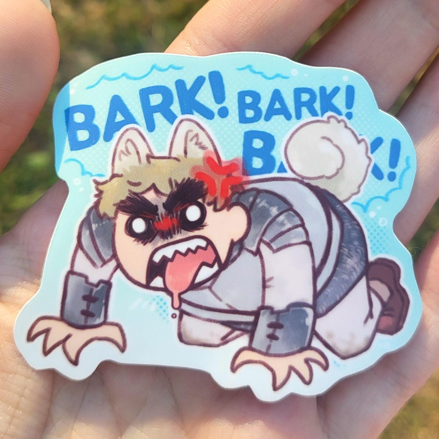 Dungeon cooking anime barking sticker || 2.5" sticker
