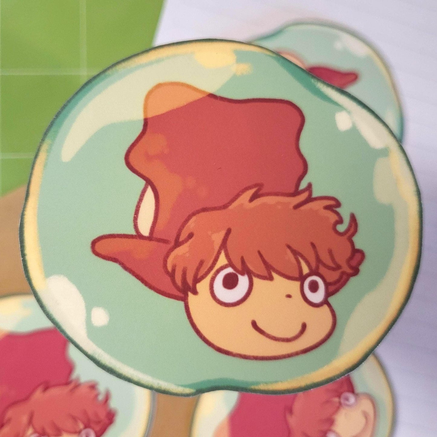 Fish girl anime studio sticker || 2.75" sticker