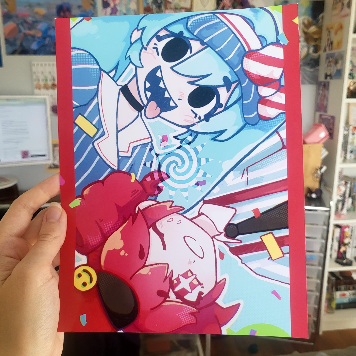Mesmerizer Miku and Teto print! || 11x14" or 7x9" vocaloid art print