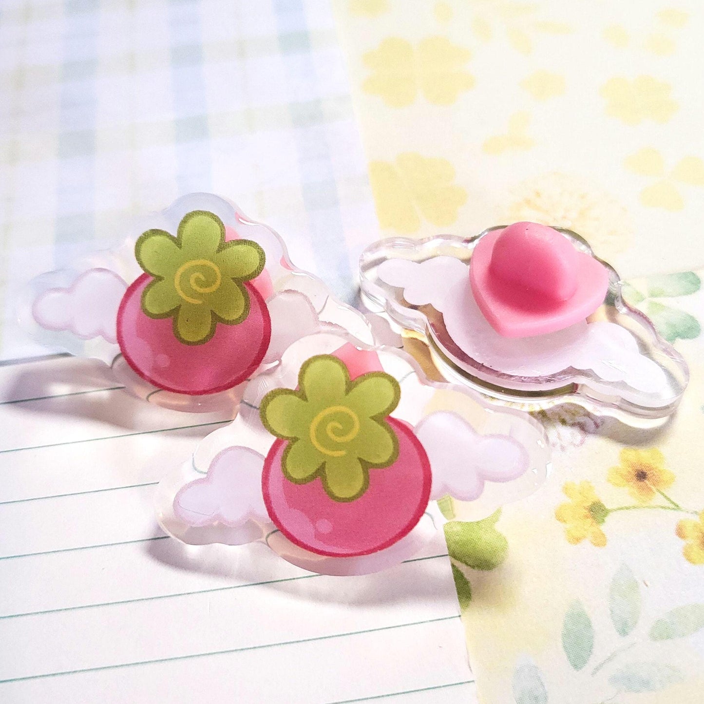 Paradise anime manga berry happy pin || 1.5" acrylic pin