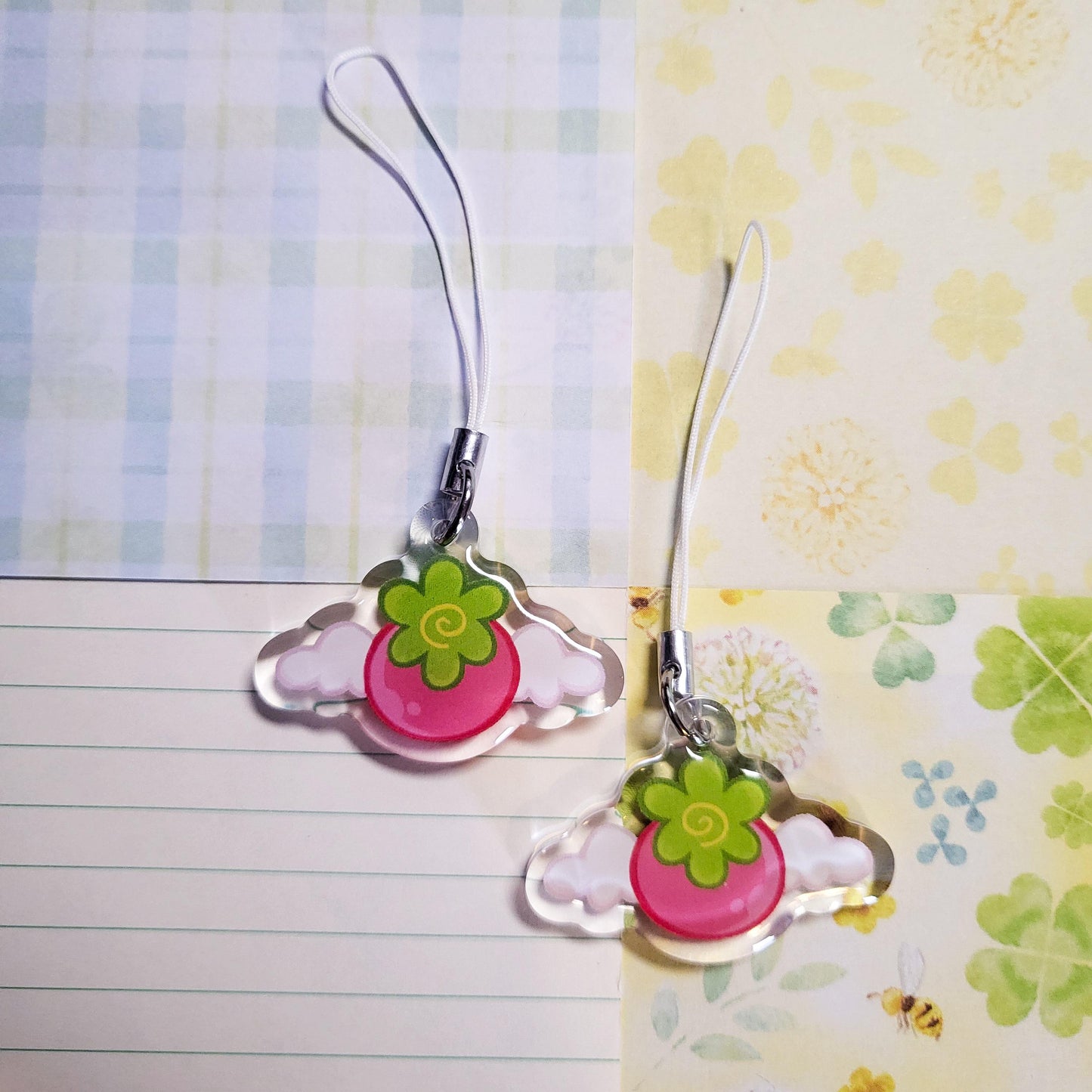 Paradise anime manga berry happy charm || 1.5" acrylic phone charm