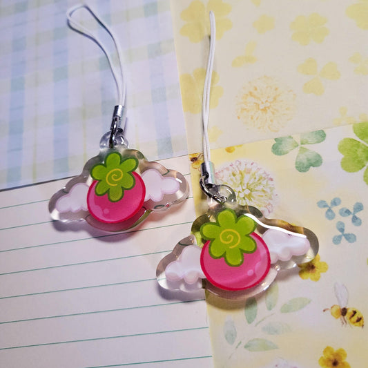 Paradise anime manga berry happy charm || 1.5" acrylic phone charm