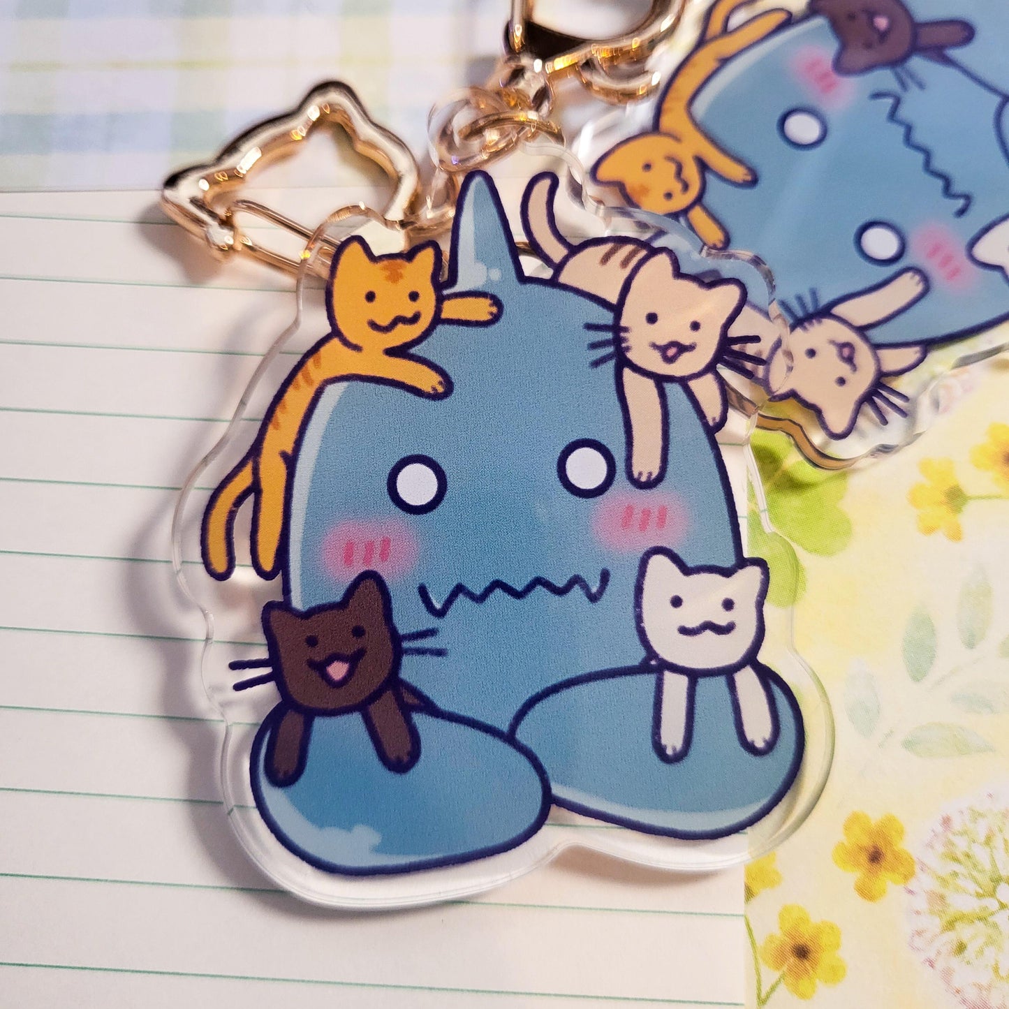 Metal Alchemist with kitties keychain || 2.5" acrylic keychain