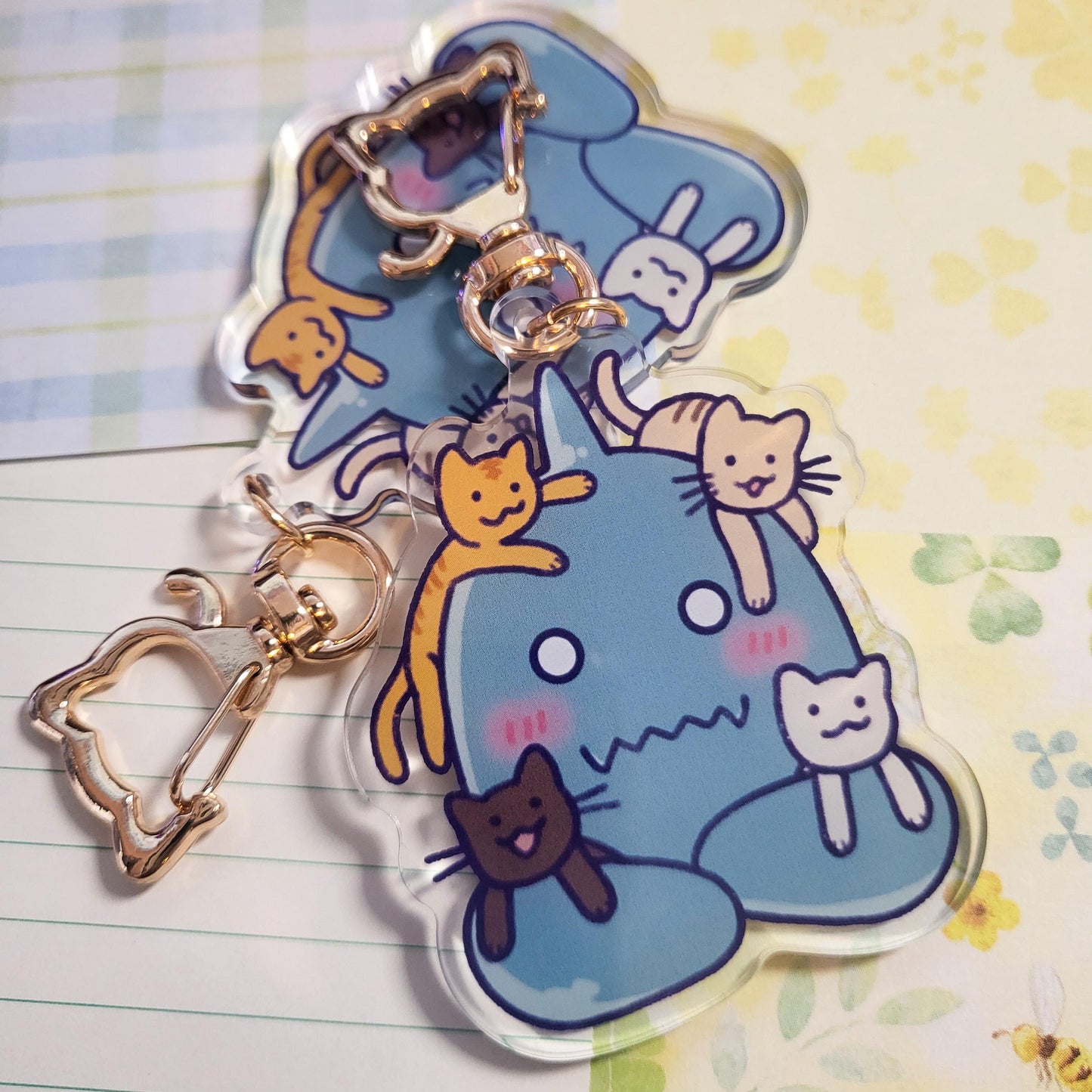 Metal Alchemist with kitties keychain || 2.5" acrylic keychain