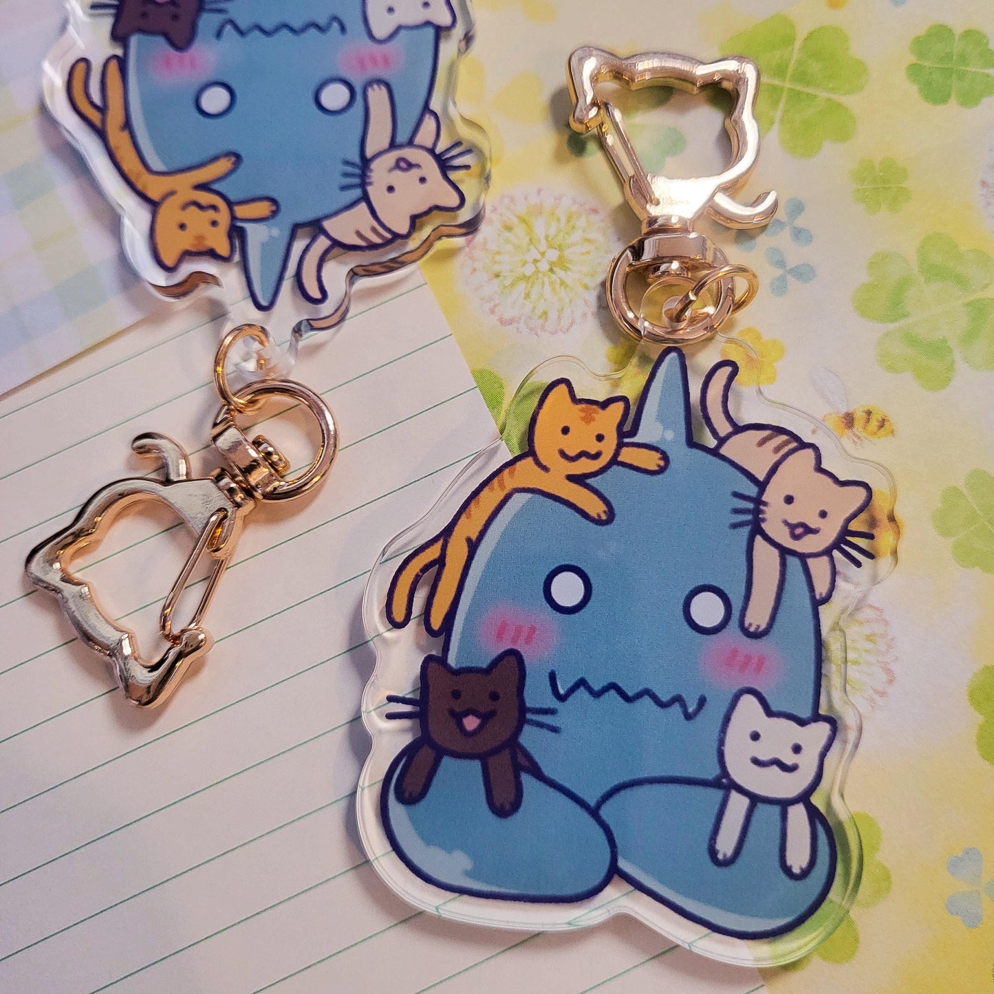 Metal Alchemist with kitties keychain || 2.5" acrylic keychain