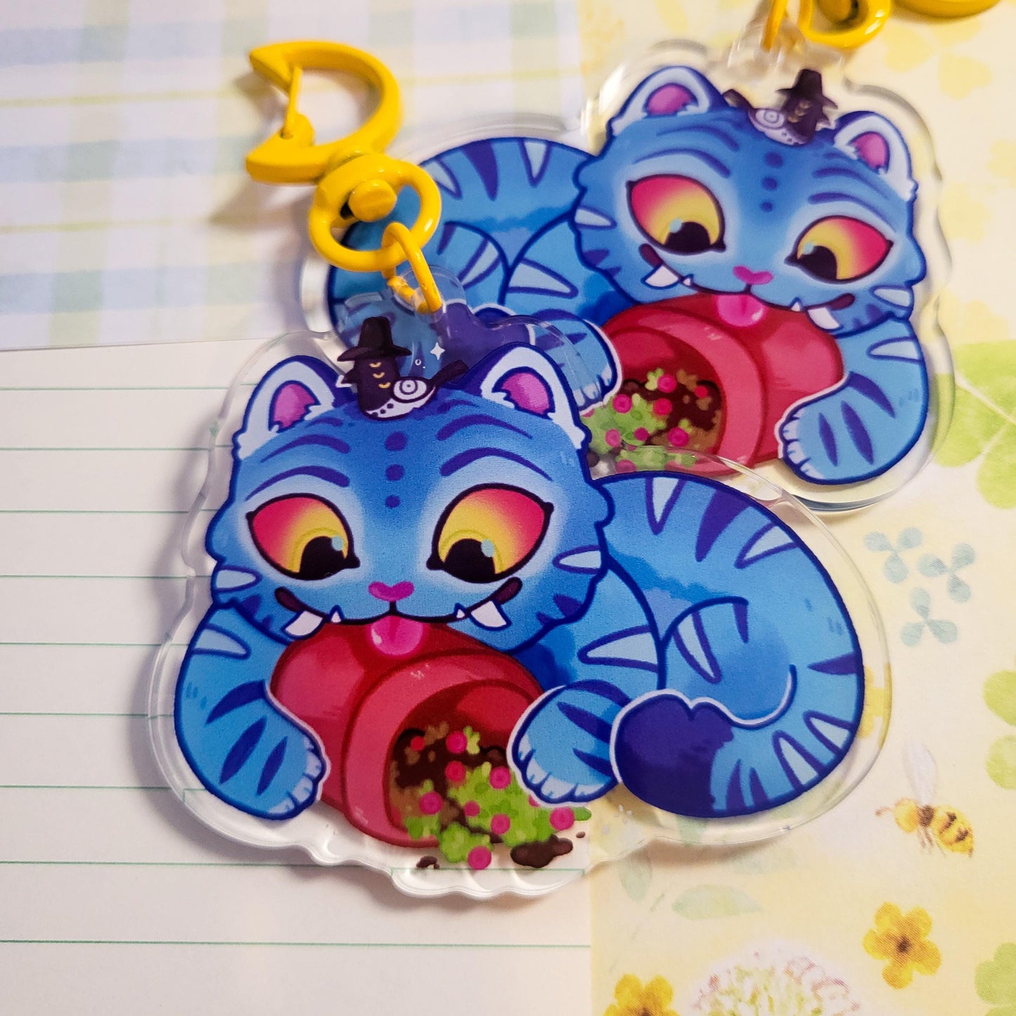 Kpop Derpy Tiger keychain || 2.5" acrylic keychain
