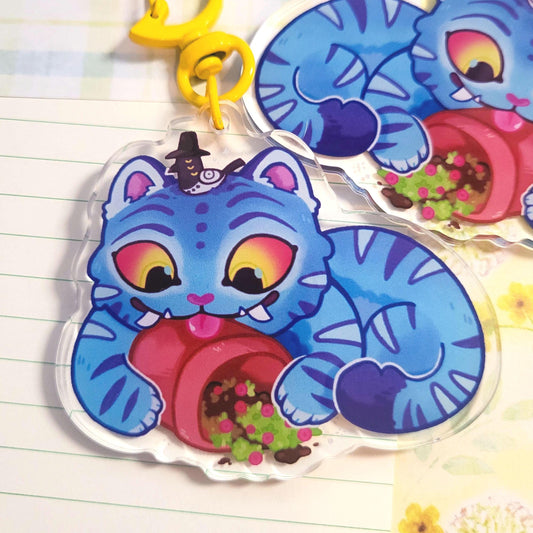 Kpop Derpy Tiger keychain || 2.5" acrylic keychain