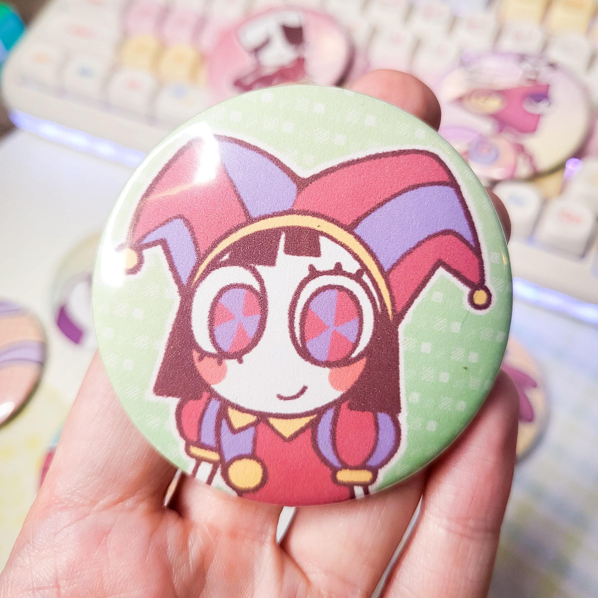 Digital Circus buttons || 2.25" buttons pomni jax caine zooble gangle kinger ragatha bubble