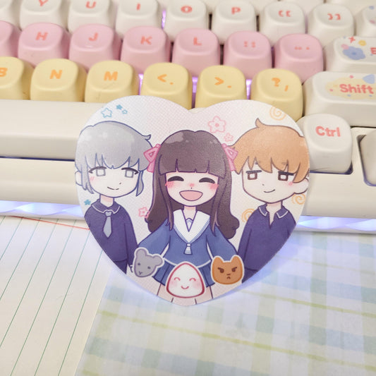 Fruits Basket kyo tohru yuki sticker || 2.5" cute anime sticker