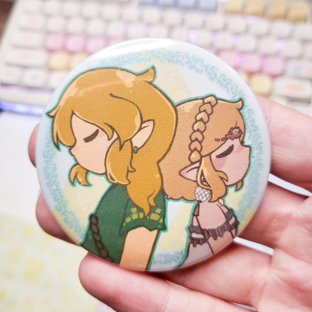 Legendary Ocarina Hero button || 2.25" videogame pinback button badge