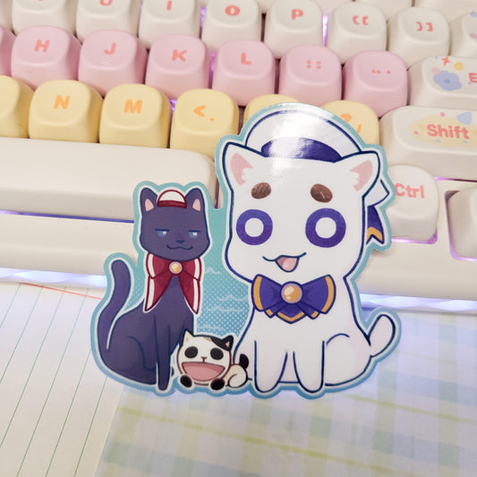Aria anime cats || 3" cute anime sticker